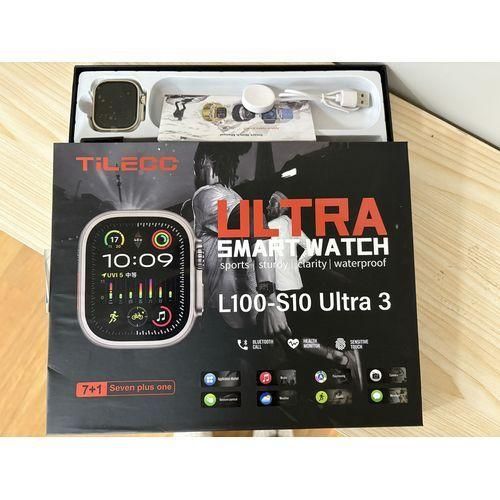 TiLECC TiLECC Ultra 7-in-1 Watch Band Smart Watch 49mm Series 8 Ultra Smart Watch 49mm - Black