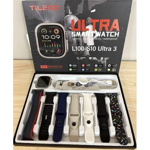 TiLECC TiLECC Ultra 7-in-1 Watch Band Smart Watch 49mm Series 8 Ultra Smart Watch 49mm - Black